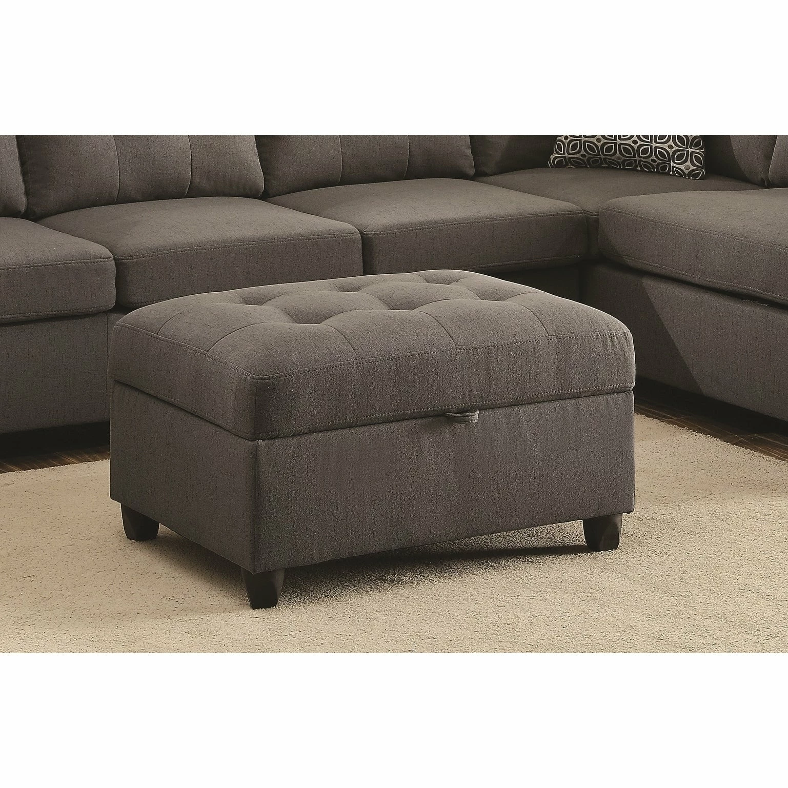 Wholesale ๐ Coaster Stonenesse Contemporary Grey Storage Ottoman โ๏ธ