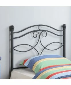 Best reviews of 💯 Coaster Transitional Black Metal Twin Headboard 🎉