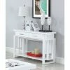 Cheap 🔔 Coaster Transitional Glossy White Sofa Table - 42" X 15.50" X 30" ✨