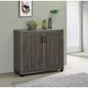 Deals 👍 Coaster Weathered Grey Wooden 2-door Accent Cabinet 👍