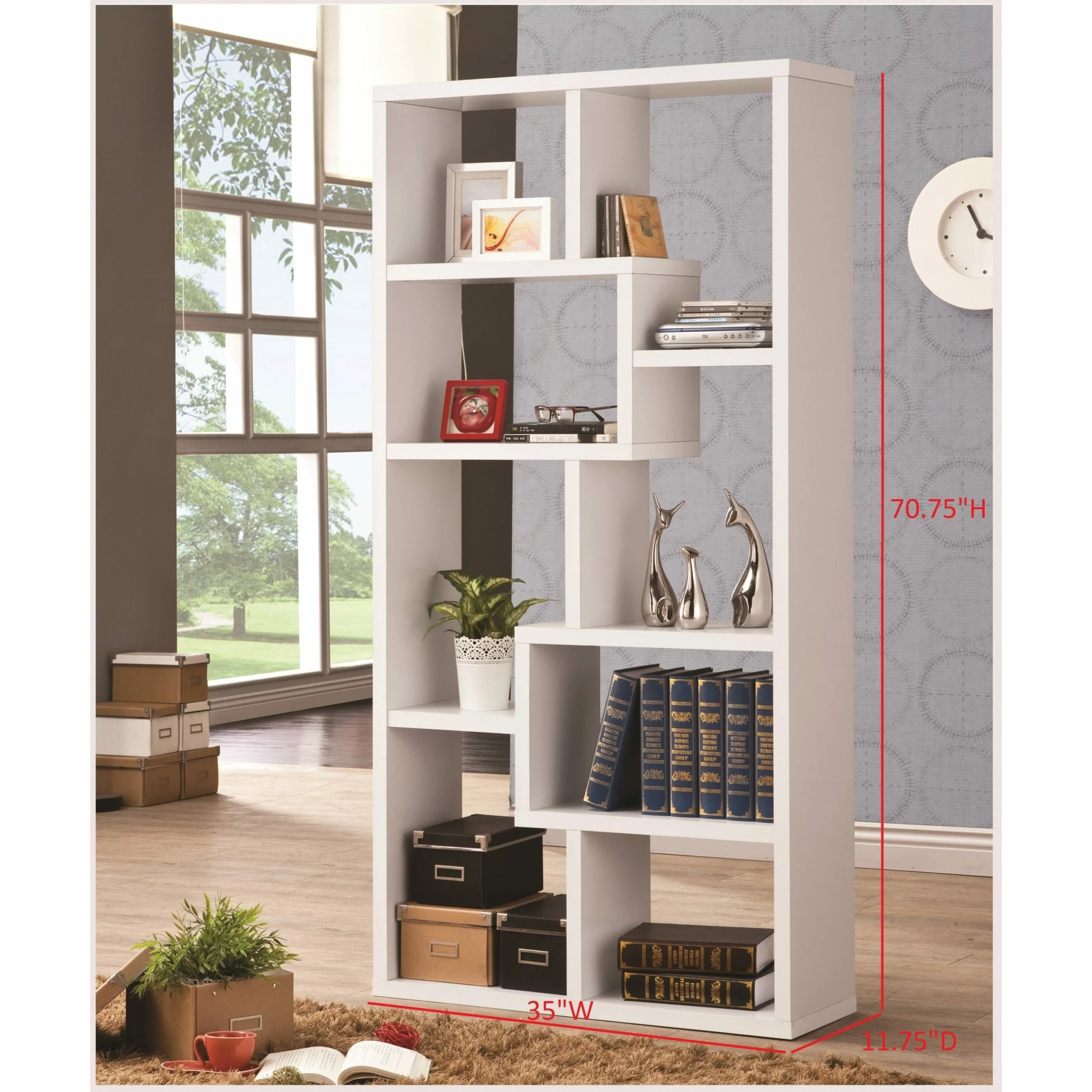 Best reviews of ๐ฅ Coaster White 8-shelf Modular Bookcase ๐ - Image 3