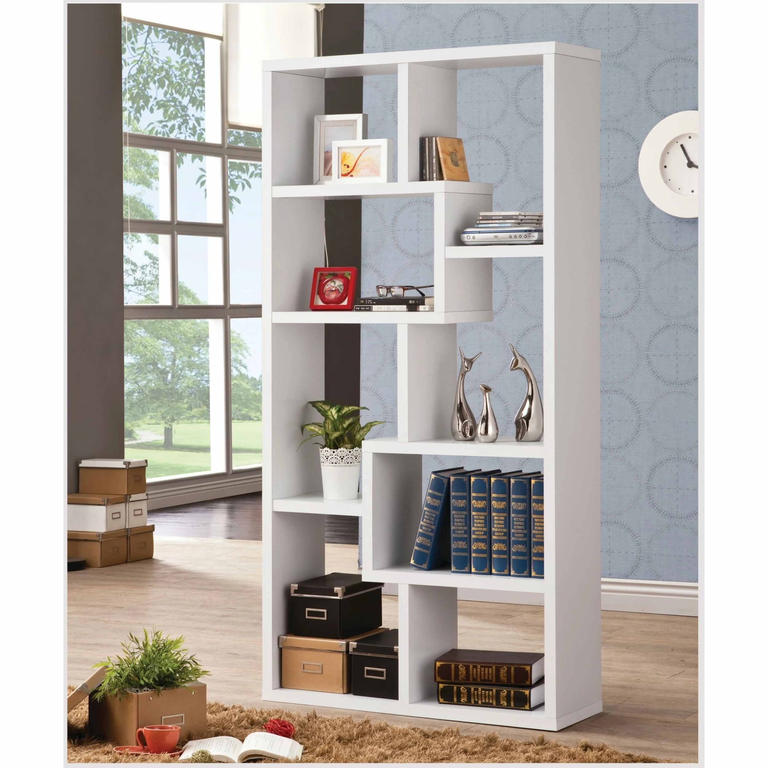 Best reviews of ๐ฅ Coaster White 8-shelf Modular Bookcase ๐
