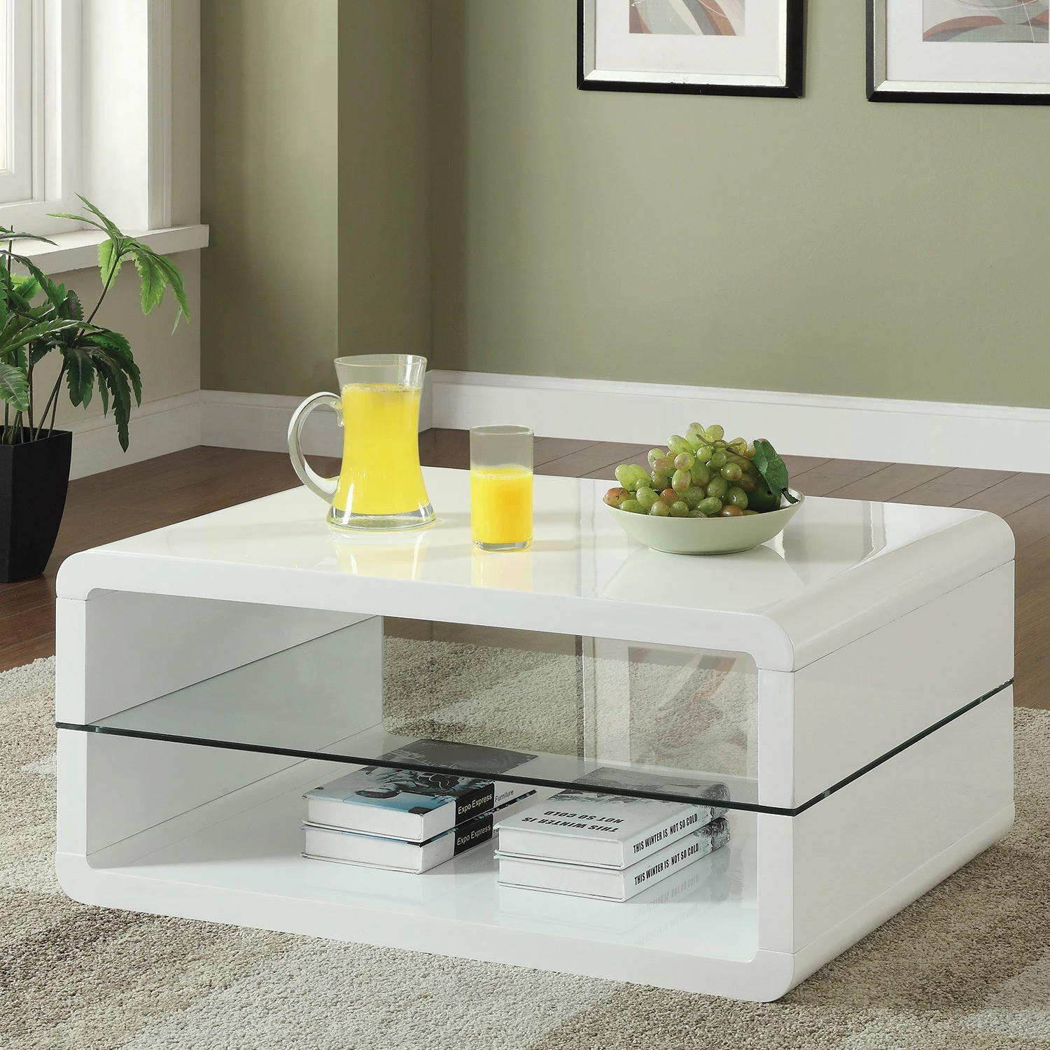 Budget ๐ฅฐ Coaster Company White Coffee Table - 35.50" X 23.50" X 15.75" ๐